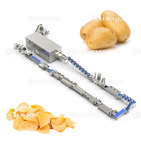 51Semi Automatic Potato Chips Production Line