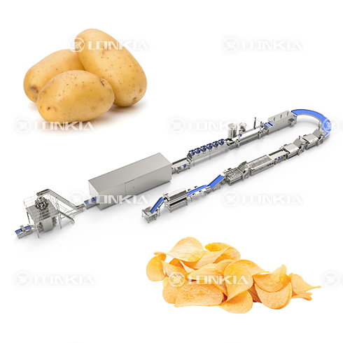 52Semi Automatic Potato Chips Production Line