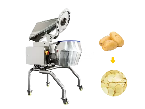 Potato Strip and Slice Cutting Machine