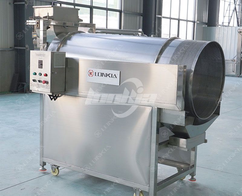 Rotary Drum Seasoning Machine for Potato Chips – Designed for Uniform Flavor Coating
