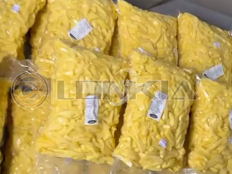 Fresh French Fries Vacuum Packaging Line Price
