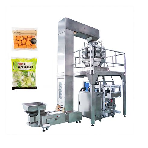 Vegetable washing, cutting, and packaging line