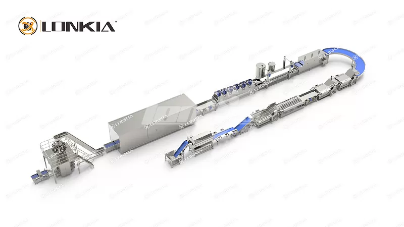 Small Scale Frozen French Fries Production Line: Energy & Labor Cost Guide