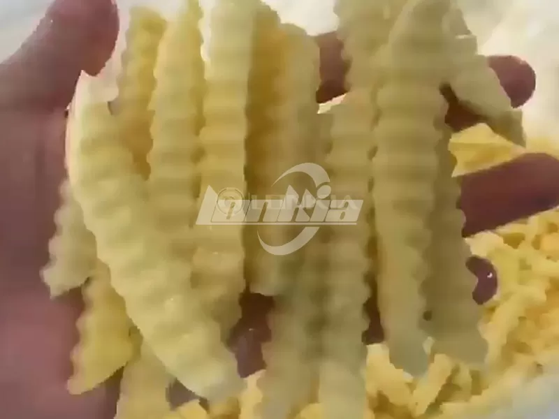 Crinkle-cut fries