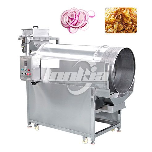 Onion continuous frying line