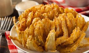 Whole fried onion