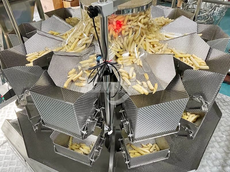 French fries multi head packing machine