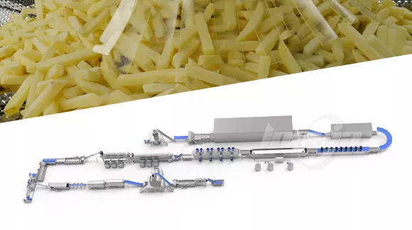 Frozen French Fries Production Line
