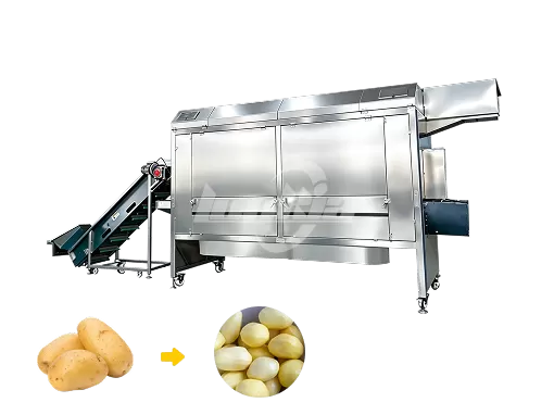 Large-Scale Knife-Type Potato Peeling Machine