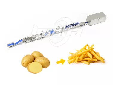 Semi Automatic French Fries Production Line