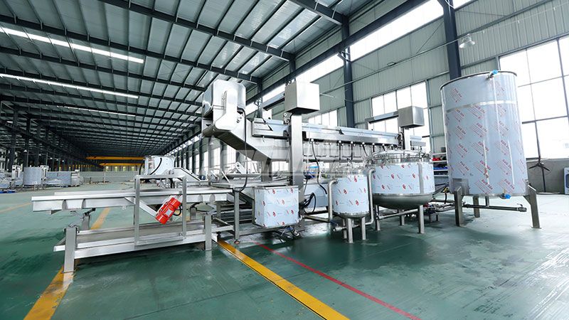 Automatic Continuous Frying Machine for High-Volume Production