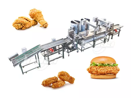 Chicken Nuggets Frying Line