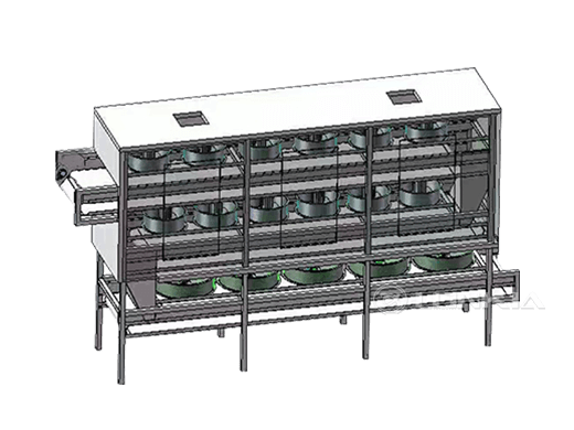 Steam Heating Flatbed Dryer