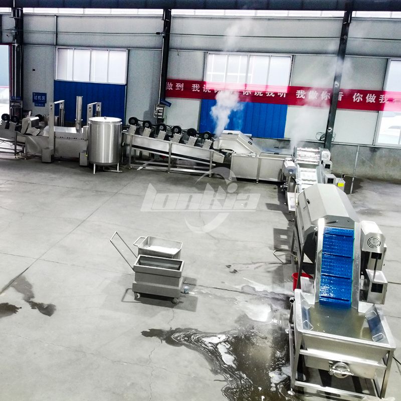 Cost-effective frozen French fries production line for startups