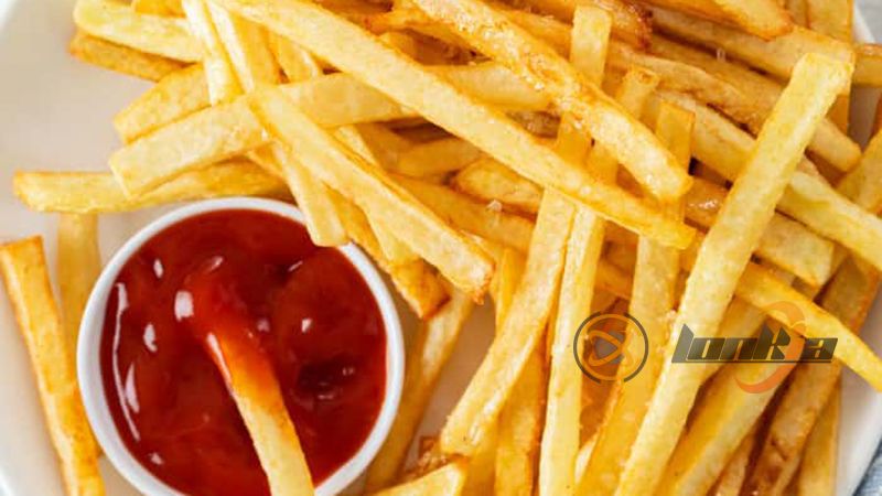 French fries production line