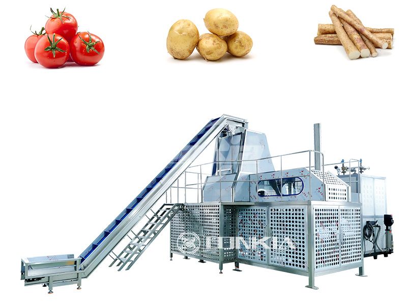 customizable steam peeling machine