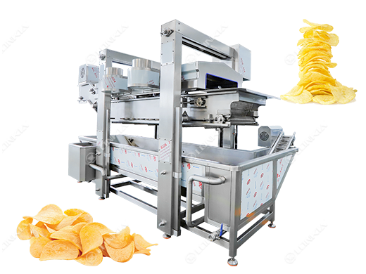 Potato chips continuous frying machine