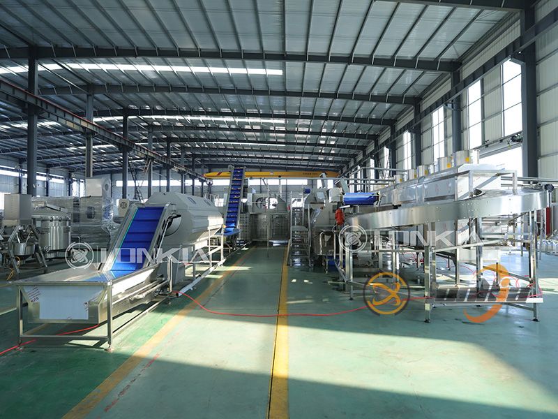 French fries production line